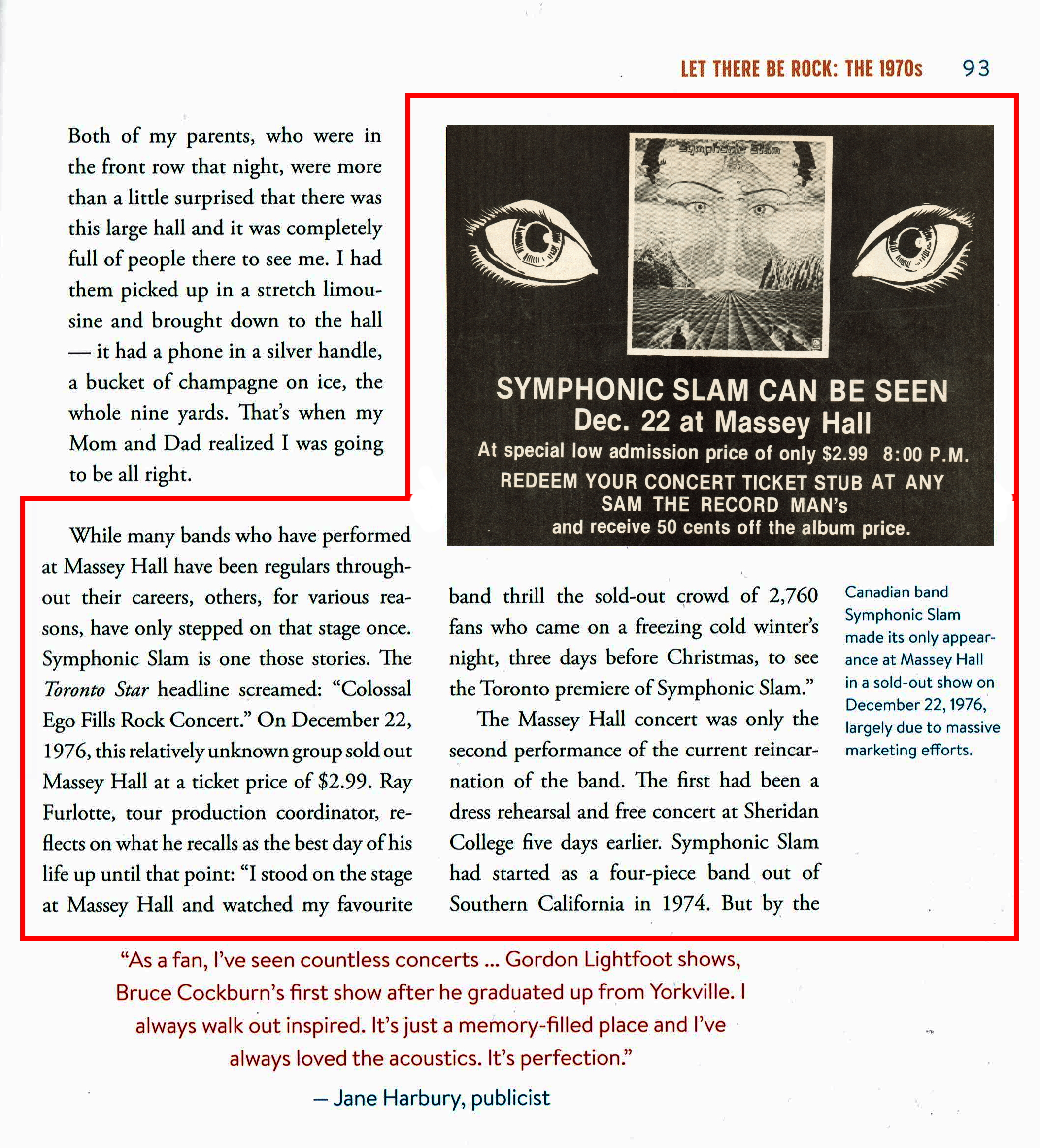 Massey Hall book page 93