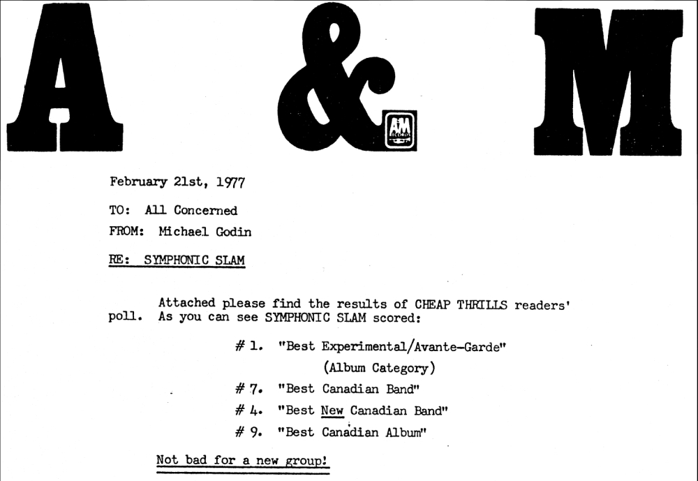 A&M Press release