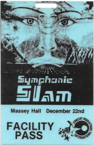 Massey Hall stage pass
